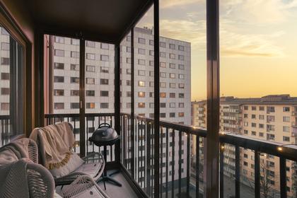 Balkong eller utsiktsbild