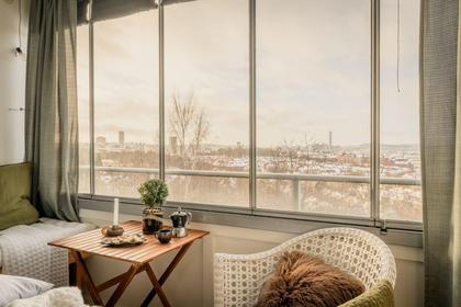 Balkong eller utsiktsbild