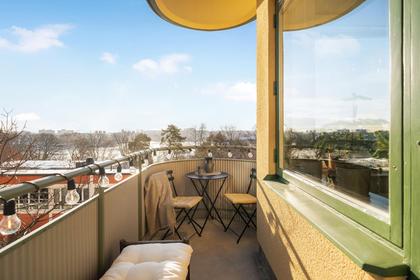 Balkong eller utsiktsbild