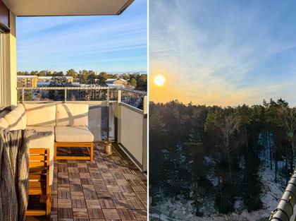 Balkong eller utsiktsbild