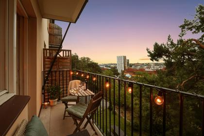 Balkong eller utsiktsbild