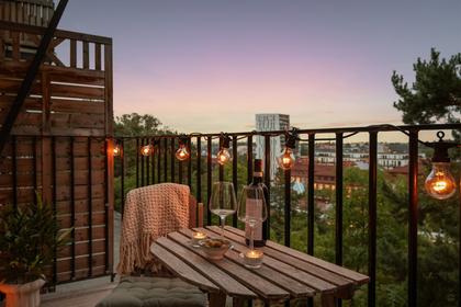 Balkong eller utsiktsbild