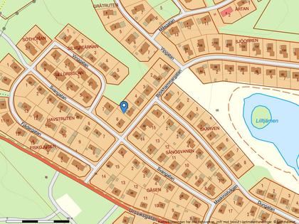 Illustrerad karta över fastigheten eller området