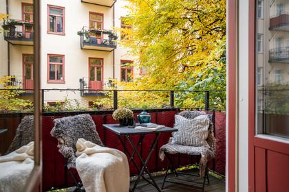 Balkong eller utsiktsbild