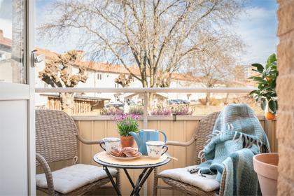 Balkong eller utsiktsbild