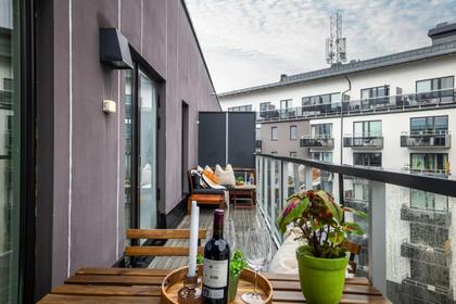 Balkong eller utsiktsbild