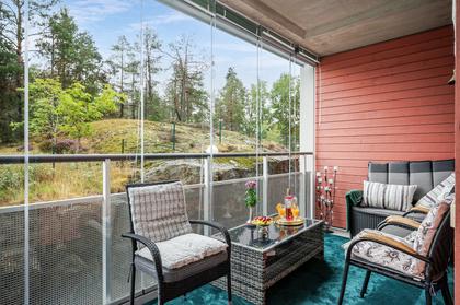 Balkong eller utsiktsbild