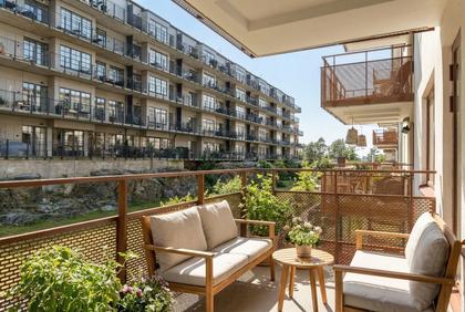 Balkong eller utsiktsbild