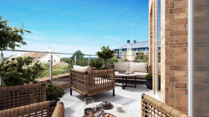 Balkong eller utsiktsbild