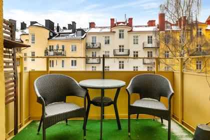 Balkong eller utsiktsbild