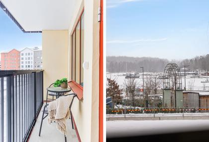 Balkong eller utsiktsbild