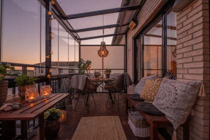 Balkong eller utsiktsbild