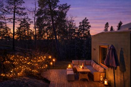 Balkong eller utsiktsbild