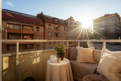 Balkong eller utsiktsbild