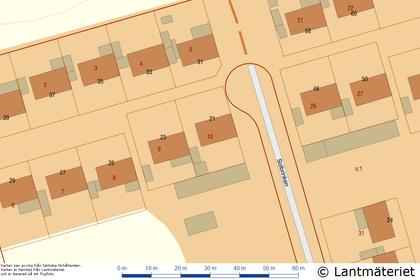 Illustrerad karta över fastigheten eller området