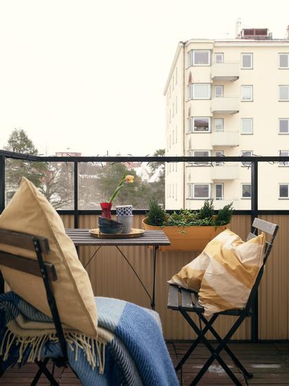 Balkong eller utsiktsbild