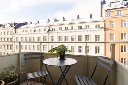 Balkong eller utsiktsbild