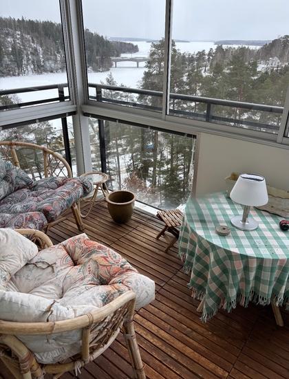 Balkong eller utsiktsbild