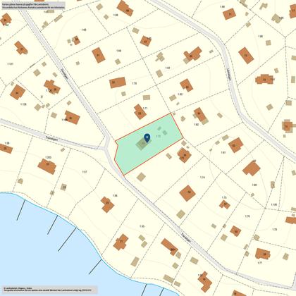 Illustrerad karta över fastigheten eller området