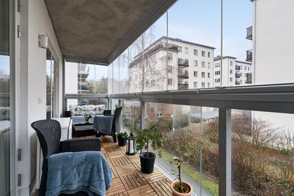 Balkong eller utsiktsbild