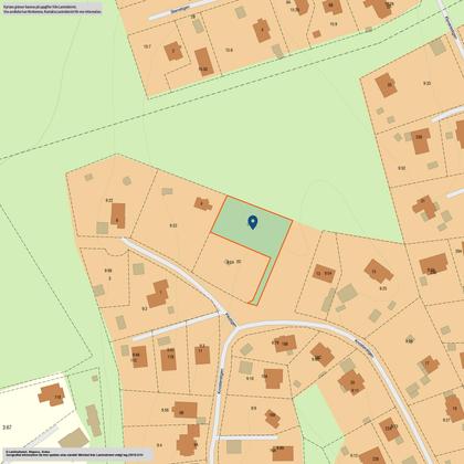 Illustrerad karta över fastigheten eller området