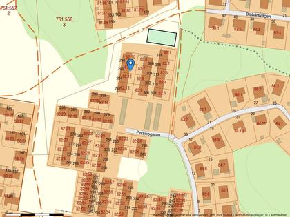 Illustrerad karta över fastigheten eller området