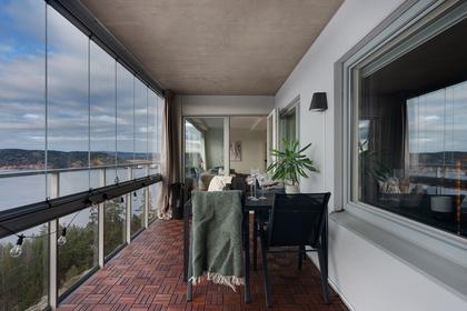 Balkong eller utsiktsbild