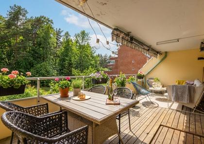 Balkong eller utsiktsbild