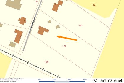 Illustrerad karta över fastigheten eller området