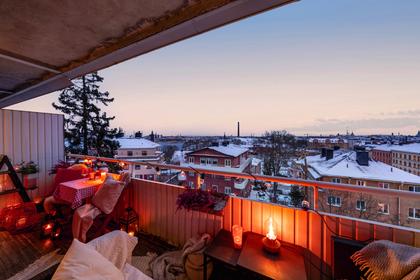 Balkong eller utsiktsbild