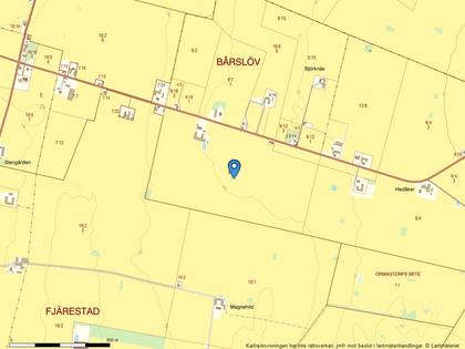 Illustrerad karta över fastigheten eller området