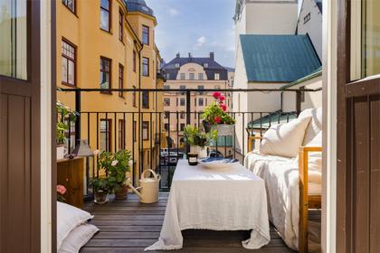 Balkong eller utsiktsbild