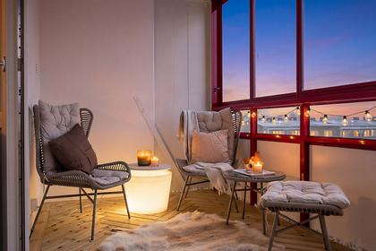 Balkong eller utsiktsbild