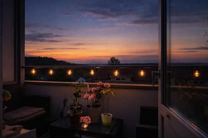 Balkong eller utsiktsbild