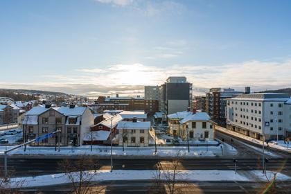 Balkong eller utsiktsbild