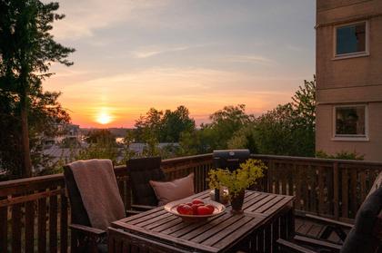 Balkong eller utsiktsbild