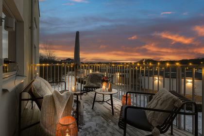 Balkong eller utsiktsbild