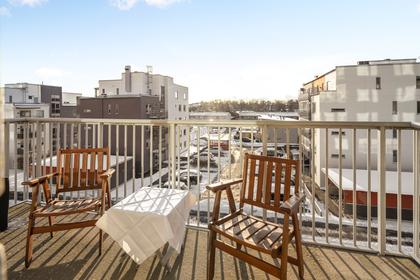 Balkong eller utsiktsbild