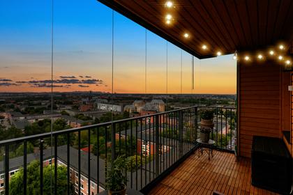 Balkong eller utsiktsbild