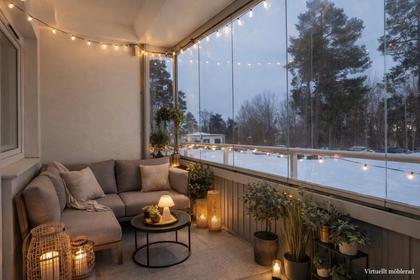 Balkong eller utsiktsbild