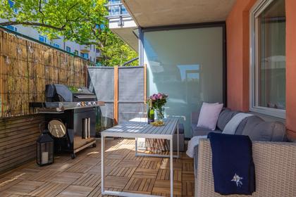 Balkong eller utsiktsbild