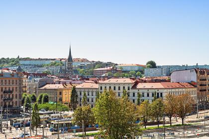 Balkong eller utsiktsbild
