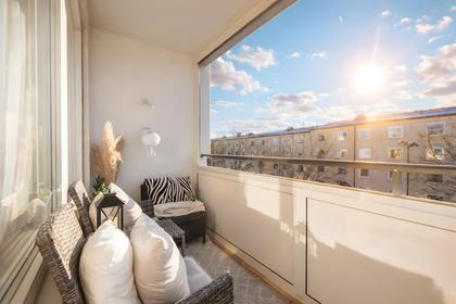 Balkong eller utsiktsbild