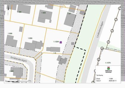 Illustrerad karta över fastigheten eller området