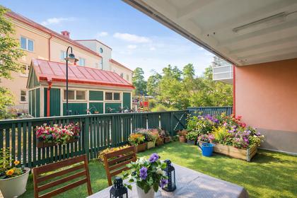 Balkong eller utsiktsbild