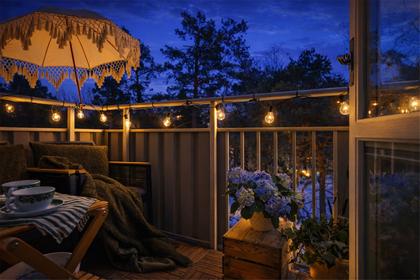 Balkong eller utsiktsbild