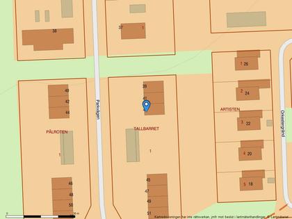 Illustrerad karta över fastigheten eller området