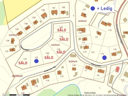 Illustrerad karta över fastigheten eller området