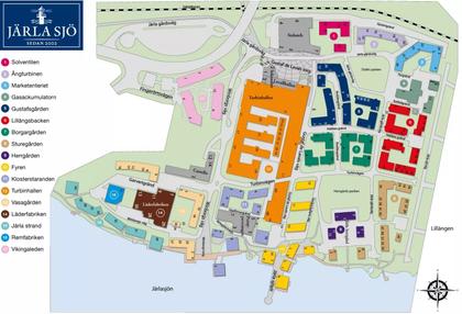 Illustrerad karta över fastigheten eller området