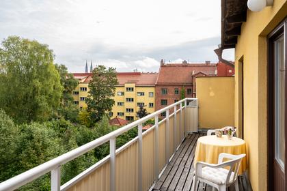 Balkong eller utsiktsbild